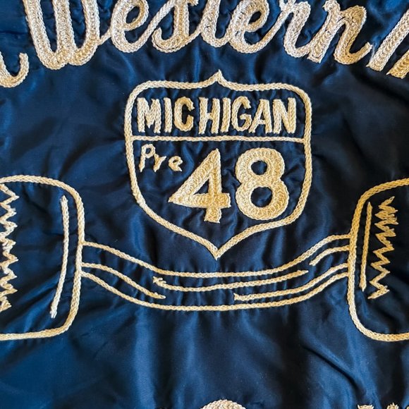 King Louie Street Rod Club vintage nylon customized lined windbreaker L 44-46 - Picture 10 of 14